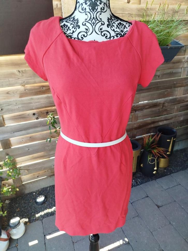 Nette jurk Mer du Nord maat L, Kleding | Dames, Jurken, Zo goed als nieuw, Maat 42/44 (L), Rood, Knielengte, Ophalen of Verzenden