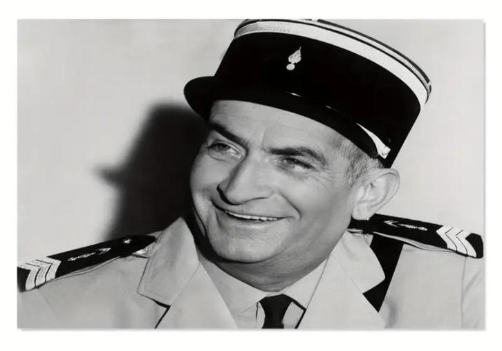 Zeer groot canvas van Louis de Funès Nieuw, Verzamelen, Posters, Nieuw, Film en Tv, Deurposter of groter, Rechthoekig Staand, Canvas of Doek