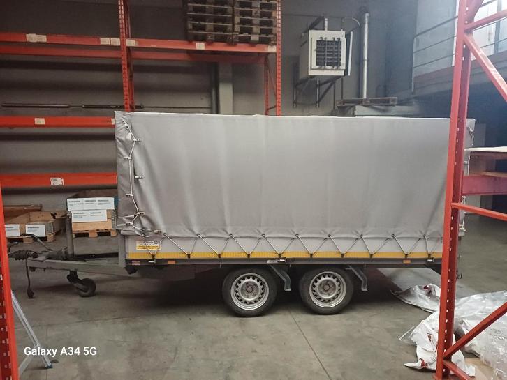 Remorque à plateau Eduard 3116-4-PB30-200-63, Autos : Divers, Remorques, Utilisé, Enlèvement