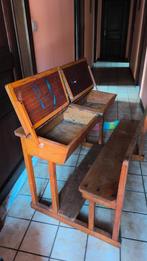 Oude schoolbank, Antiek en Kunst, Ophalen