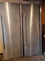 inox klapdeuren, Doe-het-zelf en Bouw, Ophalen, 120 cm of meer, Overige typen, Metaal