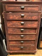Oude antieken ladekast, Huis en Inrichting, Ophalen, Gebruikt, 100 tot 150 cm, 150 tot 200 cm