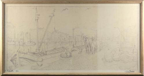 Tony Goossens (1903 - 1980) - Antwerpen, Antiek en Kunst, Kunst | Schilderijen | Klassiek, Ophalen of Verzenden