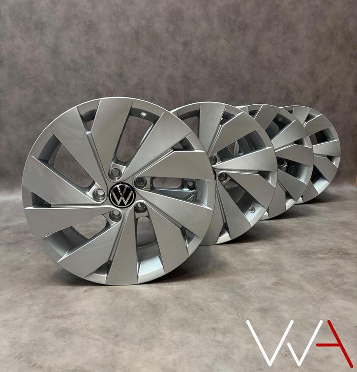 17'' Volkswagen Golf 8 Facelift Nottingham velgenset BTW OEM, Auto-onderdelen, Banden en Velgen, Velg(en), Personenwagen, Gebruikt