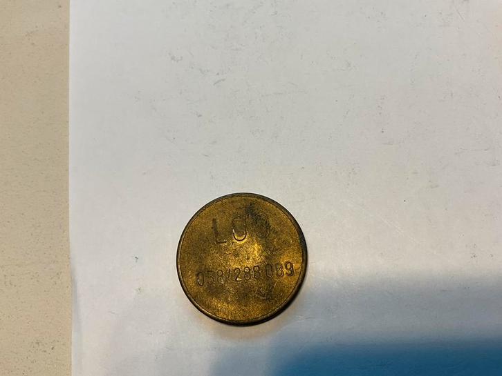 een penning of token LOO 058/288089, Timbres & Monnaies, Pièces & Médailles, Enlèvement ou Envoi