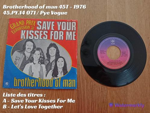 Brotherhood of man 45T - 1976, CD & DVD, Vinyles Singles, Utilisé, Single, 7 pouces, Enlèvement ou Envoi