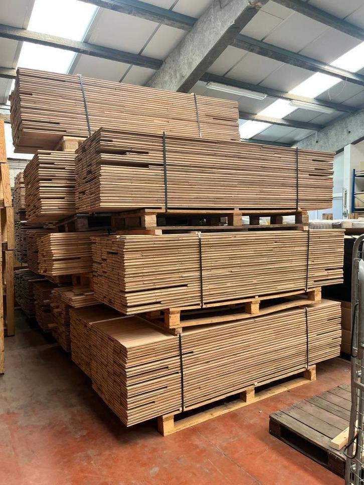 Parquet massif - Hêtre - 230x14x2cm, Doe-het-zelf en Bouw, Tegels, Zo goed als nieuw, Overige typen, Overige materialen, 60 cm of meer