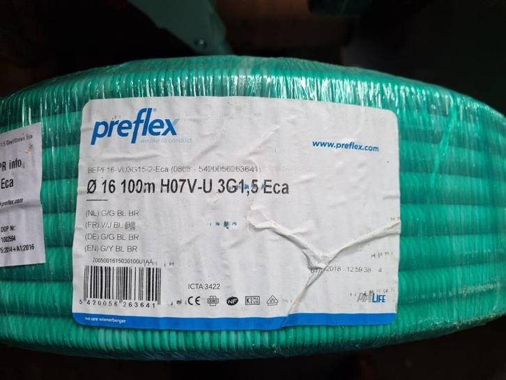 preflex, Doe-het-zelf en Bouw, Elektriciteit en Kabels, Nieuw, Ophalen