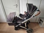 Duo kinderwagen merk Deryan Evy v2 grijs, Ophalen, Gebruikt, Kinderwagen