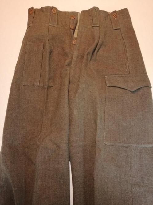 BELGIQUE - ABL - PANTALON DE BATTLE DRESS - 1957, Collections, Objets militaires | Général, Armée de terre, Enlèvement ou Envoi