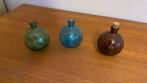 3 petite boules en verre, environ 5 cm de diamètre., Antiquités & Art, Antiquités | Verre & Cristal