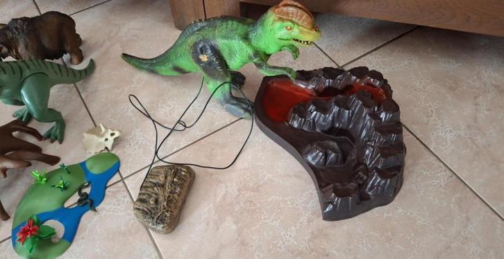 Groot lot dinosaurusfiguren T rex Playmobil 7141, Kinderen en Baby's, Speelgoed | Actiefiguren, Gebruikt, Ophalen of Verzenden
