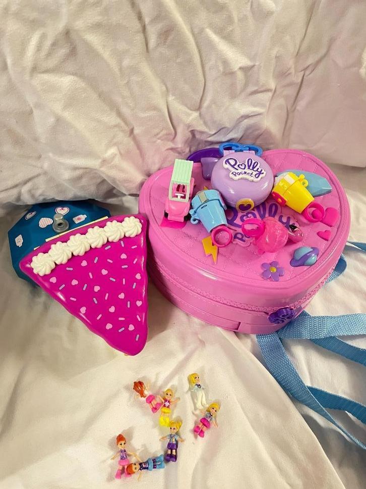 Polly pocket pakket, Verzamelen, Poppetjes en Figuurtjes, Zo goed als nieuw, Ophalen of Verzenden