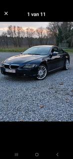 BMW 630i inviduaual sport, Auto's, Automaat, Zwart, Blauw, Leder