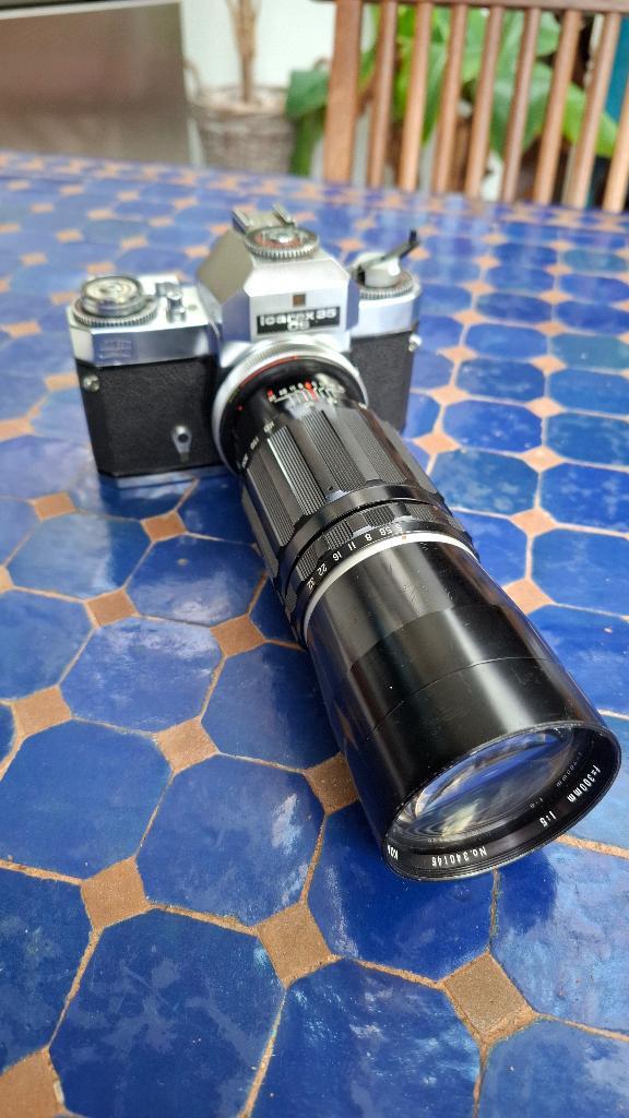 Zeiss Ikon Icarex 35CS + Super Komura 300mm, Collections, Appareils photo & Matériel cinématographique, Appareils photo, 1960 à 1980