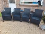 4x tuinstoelen van Allibert, Ophalen, Zo goed als nieuw, Rotan