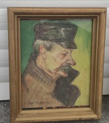 dessin personnage signe emile thysebaert beschikbaar voor biedingen