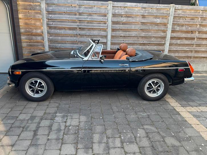 MGB topstaat, Auto's, MG, Particulier, B, Startonderbreker, Benzine, Cabriolet, Handgeschakeld, Zwart, Ophalen