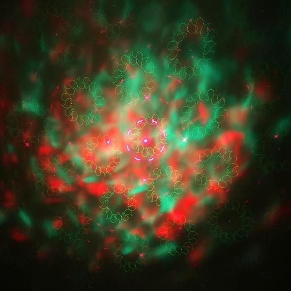 Nieuwe First Class Jelly Laser Burst Red / Green 450mW, Muziek en Instrumenten, Licht en Laser, Nieuw, Licht, Geluidgestuurd, Kleur