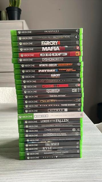 Xbox one games 59 stuks  beschikbaar voor biedingen