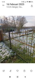 Smeedijzeren tuinhekken, Tuin en Terras, Ophalen, Gebruikt, IJzer, Sierhekwerk