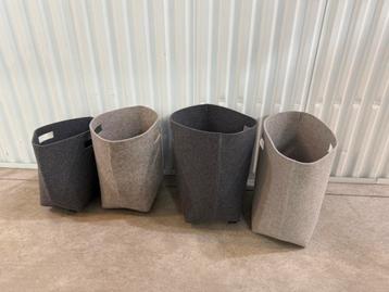 Lots de boîtes de rangement en feutre hey sign beschikbaar voor biedingen