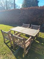 Teakhouten tuinset van het merk Gloster., Jardin & Terrasse, Ensembles de jardin, Enlèvement, Salons de jardin