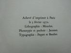 Paul Delvaux, 1972  Bateau Lavoir, l'oeuvre gravé, 1969-1972, Ophalen of Verzenden, Zo goed als nieuw, Schilder- en Tekenkunst