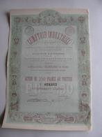 Titel Action-Comptoir Industriel1887, Postzegels en Munten, Aandelen en Waardepapieren, Verzenden, Aandeel