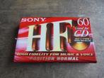 Cassette SONY HF 60 sealed (zie foto's) II, Onbespeeld, Verzenden, Nieuw in verpakking