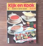 BOEK Kijk en Kook 4 (koude en warme sausen), Boeken, Kookboeken, Gelezen, Overige typen, Nederland en België, Ophalen of Verzenden