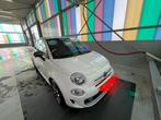 Fiat 500, Auto's, Fiat, Euro 6, Leder en Stof, Wit, Handgeschakeld