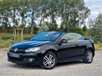 VW GOLF 6 CABRIO 1.4TSi 2014 EU5B AUTOMAAT BENZIN Gekeurd, Auto's, Cabriolet, Zwart, Leder, Golf