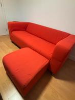 Ikea zetel Klippan met voetbank, Ophalen, Gebruikt, 75 tot 100 cm, Stof