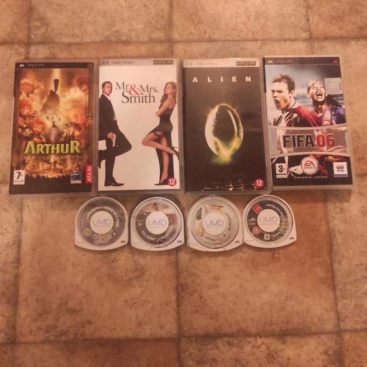 PSP GAMES/FILMS, Games en Spelcomputers, Games | Sony PlayStation Portable, Gebruikt, Overige genres, 1 speler, Vanaf 3 jaar, Ophalen
