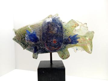 kunstwerk R VAN THOM glaswerk top 40 cm beeld beschikbaar voor biedingen