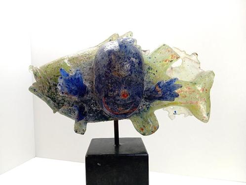 kunstwerk R VAN THOM glaswerk top 40 cm beeld, Antiek en Kunst, Kunst | Beelden en Houtsnijwerken, Ophalen of Verzenden