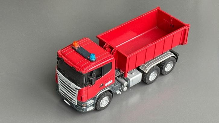 Bruder Container vrachtwagen, Kinderen en Baby's, Speelgoed |Speelgoedvoertuigen, Zo goed als nieuw, Ophalen