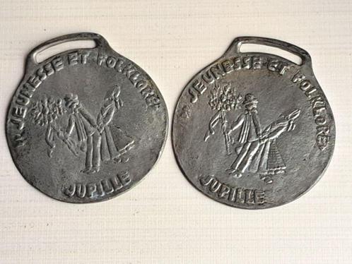 Jeunesse et Folklore Jupille - Souvenir de Jupille en étain, Antiek en Kunst, Antiek | Tin, Ophalen of Verzenden