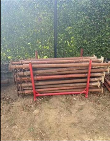 Stiepen | stuts | stempels | muursteunen|bouwsteunen|schoren, Enlèvement, Utilisé
