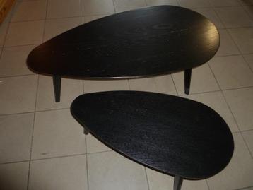 2 tables de salon vintage beschikbaar voor biedingen