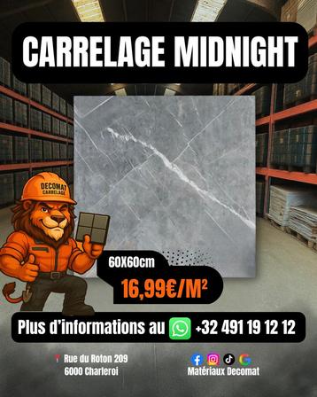 Carrelage 60X60 cm beschikbaar voor biedingen
