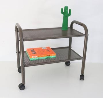 Vintage Johan Huldt / Jan Dranger 'Tech Trolley' bijzettafel beschikbaar voor biedingen
