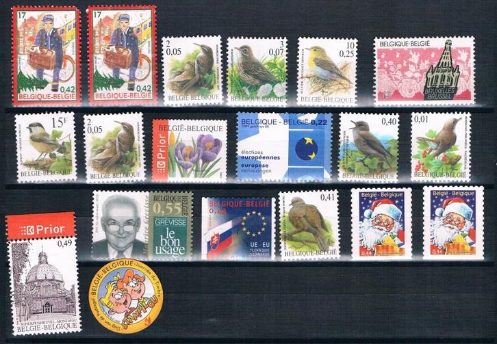 Frankeerzegels zonder gom, Postzegels en Munten, Postzegels | Europa | België, Overig, Overig, Zonder stempel, Zonder gom, Ophalen of Verzenden