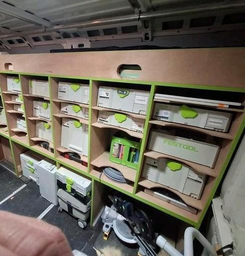 Bestelwagen inrichting systainer afmetingen, Auto diversen, Auto-accessoires, Gebruikt, Ophalen