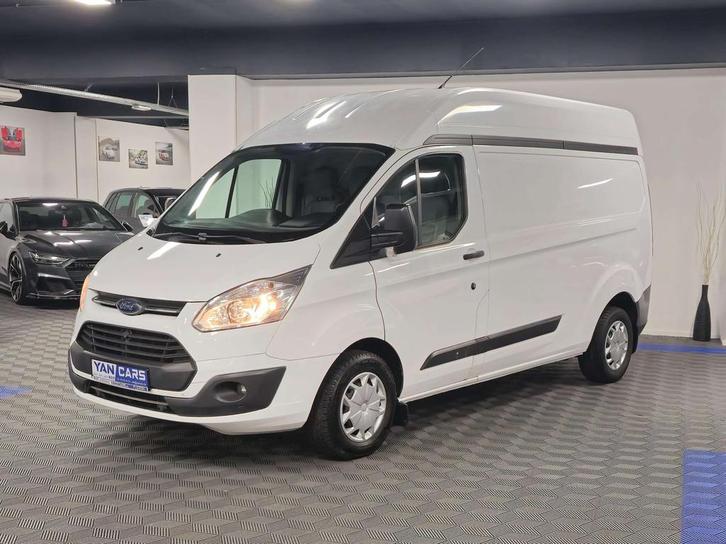 Ford Transit Custom MAXI * L2H2 (1m80) * 3 pl * CUIR + NAVI, Auto's, Bestelwagens en Lichte vracht, Bedrijf, Te koop, ABS, Achteruitrijcamera