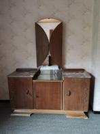 Art deco slaapkamerset met kaptafel met 3delige spiegel, Ophalen