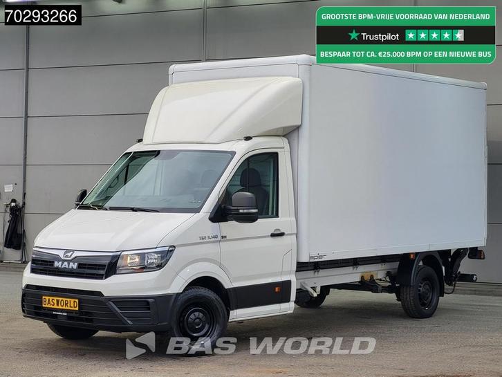MAN TGE 3.140 Automaat Laadklep Bakwagen Airco Cruise Camera, Auto's, Bestelwagens en Lichte vracht, Bedrijf, Te koop, Achteruitrijcamera
