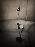 Girafe en métal et bois sculpture statue, Antiquités & Art, Enlèvement ou Envoi