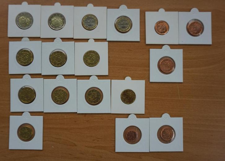 UNC-euromunten en centen Finland, Postzegels en Munten, Munten | Europa | Euromunten, Losse munt, 1 cent, Finland, Ophalen